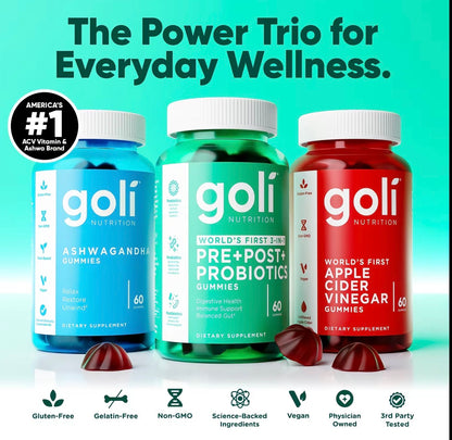 Goli Power Wellness Trio for Stress